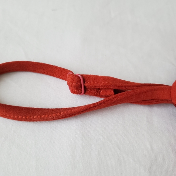 ANGEL BIBA Rusty orange faux suede bodycon - Picture 6 of 12